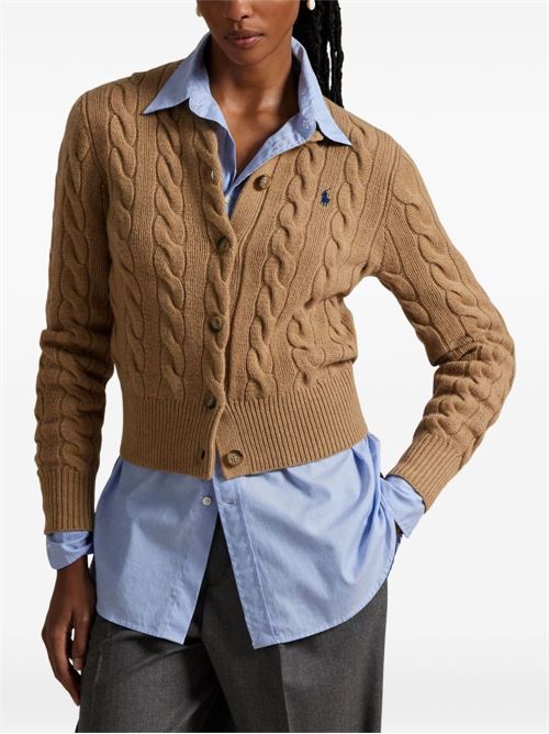 Cardigan donna a trecce POLO RALPH LAUREN | 211972104001